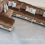 Paletové sedenie Golden Garden GG94/1 - Podsedáky a Vankúše "FIT IN" 120cm x 80cm x 15cm - penový granulát - capuccino